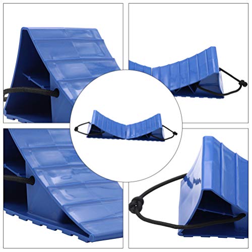 2 peças de travas de roda da VICASKY, almofada de suporte para pneu de carro, rolha de roda de bloco