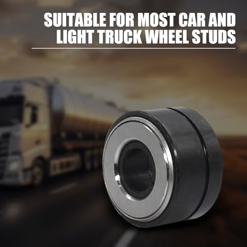 Crynod 1 PC 22800 Car Wheel Stud Installer, Waterproof Metal Vehicle Wheel Studs Replacement, Universal Heavy Duty Durable Automotive Wheel Stud Accessories for SUV Light-Duty Truck Car (Black)