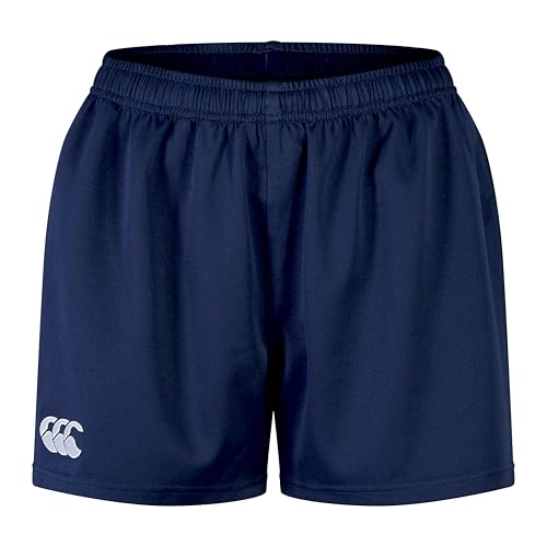 Canterbury Women's Professional 2.0 Shorts | Rugby Shorts | CCC Logo Gym Shorts, Navy, 10