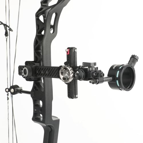 Compoundbogen-Visier Sharrow mit 6 Zoll Carbon Fiber Extension