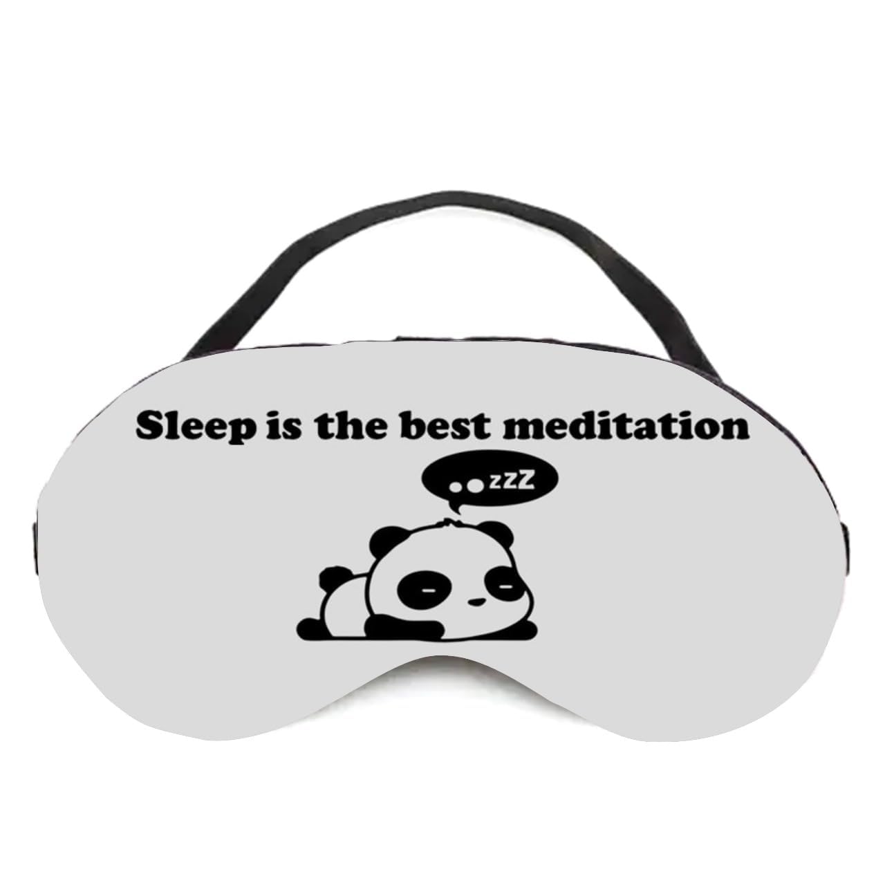 JELLIFY Panda Printed Sleep Eye Mask, Comfortable & Super Soft Sleeping Mask Complete Light Blocking for Women's & Men's-image-25