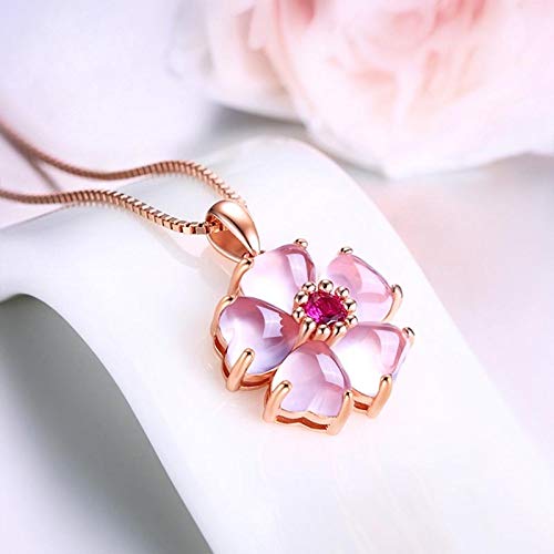 Collier anti ternissement argent rose pour peau sensible - 4