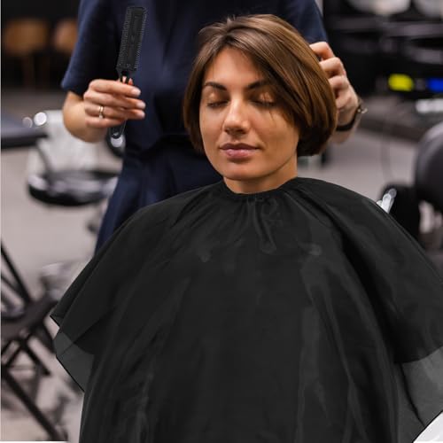 Ciseaux à cheveux professionnel à coupe précise et structure anti-emmêlement noire - 7