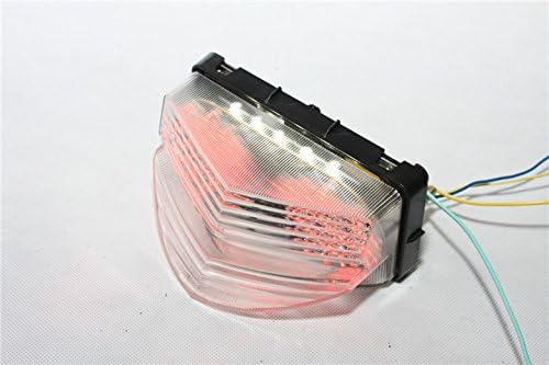 SMT-LED Luz de freno trasera intermitentes compatibles con Honda Cbr 600 F4I Cbr600F 01-03 transparente B00RUE2LMO