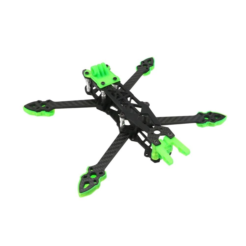 Adatto for FPV Racing Drone RC Quadcopter fai da te Freestyle con parti stampate Kit telaio da 5 pollici 240 mm Braccio in fibra di carbonio 3K da 5 mm(Frame only)