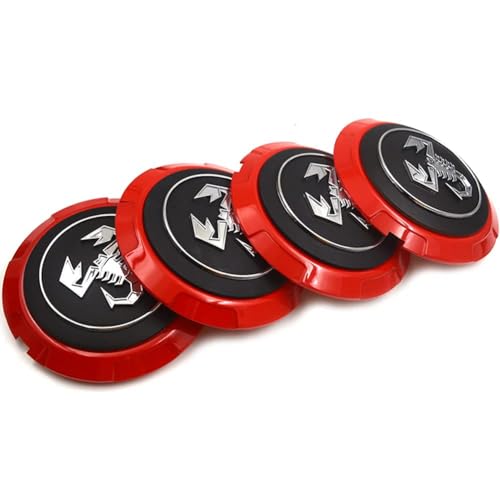 Cache-moyeux pour Abarth 133mm contre la rouille du moyeu central de voiture