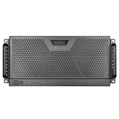 Silverstone Technology RM51 5U Rackmount Server Chassis with Dual 180mm Fans and Enhanced Liquid Cooling Capability, SST-RM51