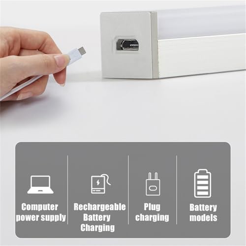 Apliques de pared para pasillo y cocina con sensor de movimiento e iluminación cálida 6