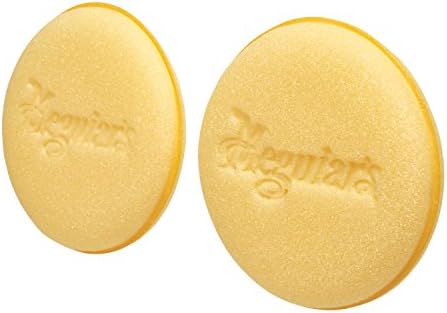 Meguiar's X3070 Soft Foam 4" Applicator Pads (2 Pack) for hand applying waxes or tire dressings
