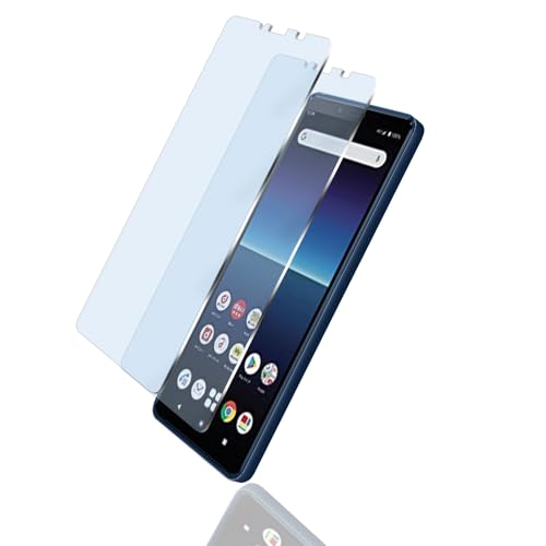 【2枚セット】対 応 Sony Xperia 10 II ガラスフィル ム docomo SO-41A / au SOV43 用の保護フィルム 視力を保護 目の疲れ軽減 貼り付け簡単 自動吸着 気泡 防止飛散防 止 対応 Xperia 10 II 液晶保