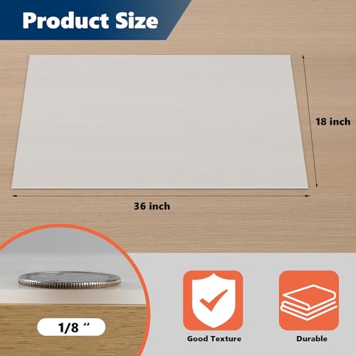 Image of WochiTV Translucent Silicone Rubber Sheet, 12 inch Wide x 1 /8 inch Thick x 36 inch Long Heat Resistant Rubber Mat for DIY Gaskets Material, Pads, Sealing, Cushion, Microwave Oven Protection