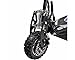 MotoTec UberScoot 1600w 48v Electric Scooter, Black, Large