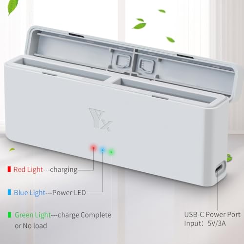 Batería de carga rápida de dos ranuras con indicadores LED para cámara XAGMODSHN 3