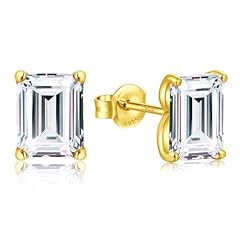 Flower Emerald - 18K Yellow Gold Plated