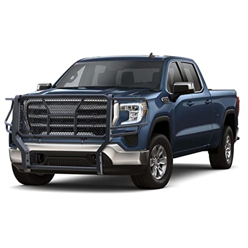 Image of Black Horse - Rugged Heavy Duty Grille Guard 2020-2022 GMC Sierra 2500 /3500 RU-GMSI20-B