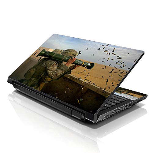 Image of LSS Laptop 15 15.6 Skin Cover with Colorful Bazooka Weapon Gun Pattern for HP Dell Lenovo Apple Asus Acer Compaq - Fits 13.3 inch 14 inch 15.6 inch 16 inch (2 Wrist Pads Free)