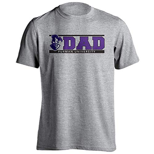 Sport Your Gear Furman University Paladins Dad Proud Parent Short Sleeve T-Shirt Athletic Heather 2XL