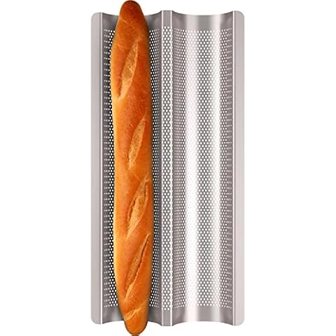 Fulimax Baguette Bread Pan with 2 Slots Cover