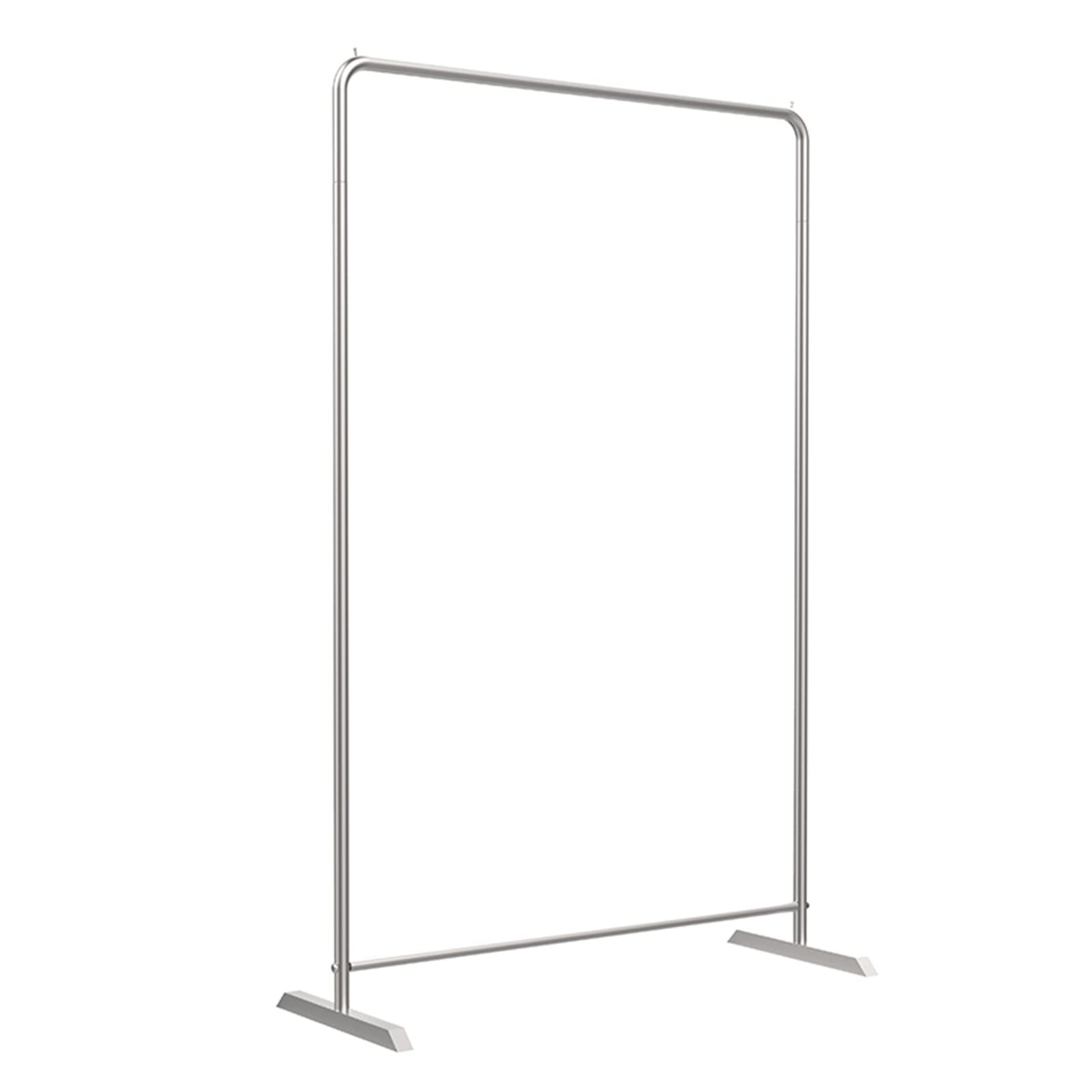SaryEdge Coat Racks Stainless Steel Clothing Rack Household Multi-Functional Clothing Store Display Stand Single Rod Floor-Standing Garment Rack/Onecolor/120X40X150,Onecolor-80X40X150Cm