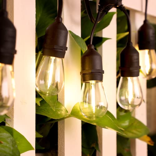 Mlambert Led String Light Bulbs, Shatterproof Outdoor String S14 Replacement Light Bulbs, Waterproof 1W Led Edison Bulbs Equal To 11W Incandescent, 2700K Warm White, E26 Bulb, 15 Pack, Not Solar Bulbs #TOP7