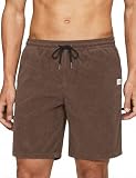 iClosam Pantalones Cortos de Pana para Hombre, Pantalones Cortos Transpirables con Corte Minimalista, Cómodos para el Desplazamiento y el Ocio Suave Calidad de Algodón Duraderos y Ligeros,L