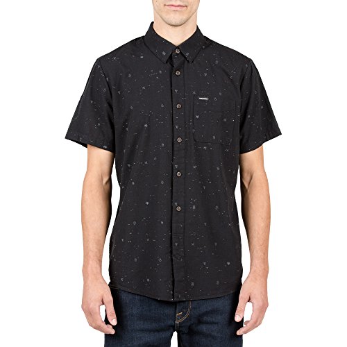 Volcom Men's White Noise Short Sleeve Shirt