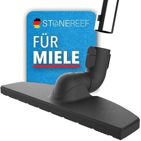 STONE REEF Twister Parquet Brush for Miele - Accessories SBB 300-3 PQ, Parquet Nozzle, Vacuum Cleaner Brush, Parquet, Nozzle, Replacement Part, Hard Floor Nozzle, Vacuum Cleaner Nozzle Cover