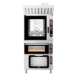 GGM Gastro | BCV#SET | Bäckerei-Kombidämpfer - Digital - 6x EN 600x400 - inkl. Waschsystem, Haube, Etagenofen & Gärschränk 12x EN 600x400