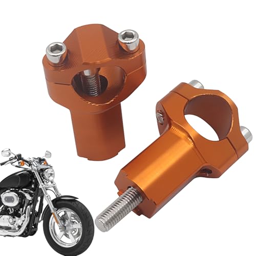 Rehausseur de guidon moto et pince de serrage en aluminium robuste