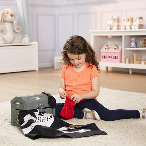 Melissa & Doug Wooden Pirate Chest Pretend Play Set - image 4