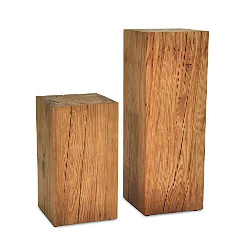 MS FACTORY Cubo in Legno di Quercia Massiccio