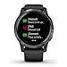 Garmin vivoactive 4, GPS Smartwatch, Features Music, Body Energy Monitoring, Animated Workouts, Pulse Ox Sensors and More, Black