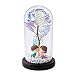 Produktbild Auelife Schöne und das Biest Rose Kit, künstliche Bunte Goldfolie Rose Blume und LED Fairy Lichterketten in Glaskuppel für Home Decor Holiday Party Hochzeitstag