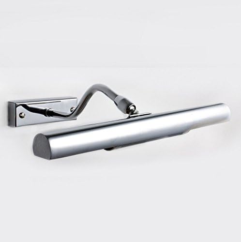 Modern Polished Chrome Adjustable Picture Light - 28cm - LED Compatible