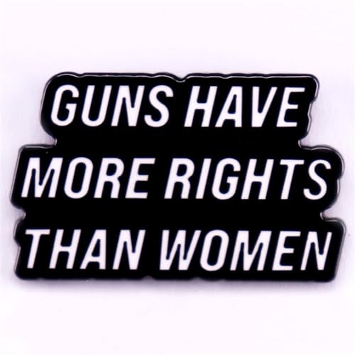 Image of Girl Women Power Rights Brooch Feminism Enamel Lapel Pin Women's Feminist Enamel Pin Brooch Badge Decoration For Clothes Bags