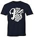 Produktbild MoonWorks Lustiges Herren T-Shirt Fuck Yeah Fun-Shirt Navy L