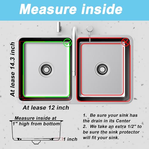 Rejilla protectora para fregadero de cocina de acero inoxidable miniatura 5