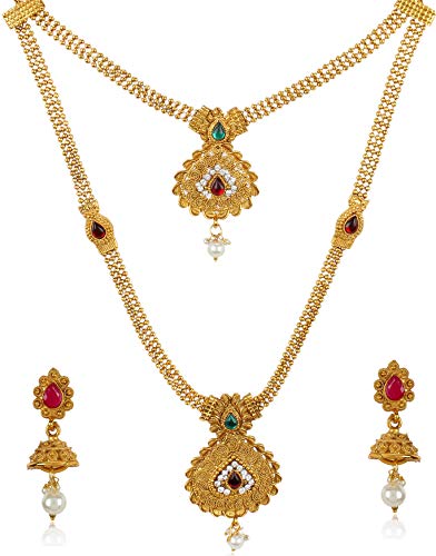 Long Haram Design Necklace Set 
