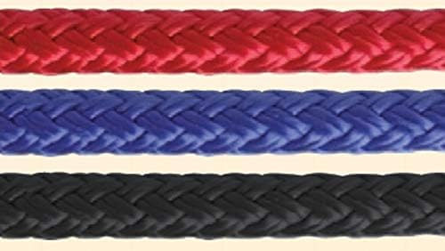 SeaSense Solid Braid MFP Dock Line with Chafe Guard, 1/2-Inch x 15-Feet, Black