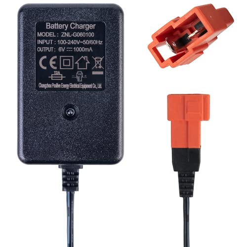 Cargador de batería de 6 V para juguetes de montar 6 V, para niños, cargador de coche eléctrico, 6 V, adaptador de corriente, conector cuadrado Cover
