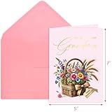 ceiba tree Happy Mothers Day Card For Grandma with Envelope Message inside 5X7 inch