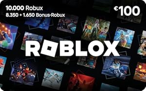 Roblox-Geschenkgutschein |10, 000 Robux Guthaben | inklusive exklusivem virtuellem Item| Digital Code für Smartphones, Computer, Tablets, Xbox One, Xbox Series X|S, Oculus Rift et HTC Vive)