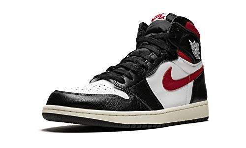 Jordan Air Jordan 1 masculino retrô alto OG vermelho academia, Black/ Red/ White, 9