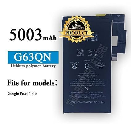 Image of THE BATTERY STORE Original G63QN Battery for Google Pixel 6 Pro GLUOG /G8VOU Battery with 6 Month Warranty**** (PPP254)