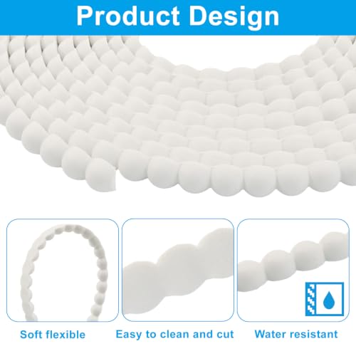 Moldura flexible autoadhesiva de 3m para borde de pared y remate de cocina 5
