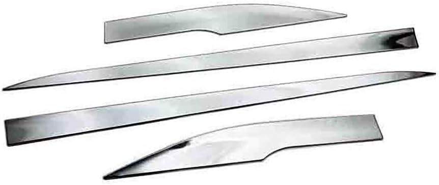 Car Accessories Compatible with Toyota Crown 2023 2024 2025 2026 Exterior Body Side Door Molding Guard Cover Trim ABS 4PCS(Glossy Chrome Style)