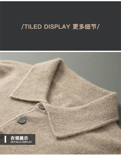Men's Knit Casual Flip Collar Sweaters Long Sleeve Pullover Knitted Pullover Solid Color Business Office Sweater2