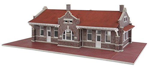 Cornerstone Bausatz-Modellbahnstation Bahnhof - Santa Fe Bahnhof - Brick - Kind - Jungen, Eisenbahn-Fans - Kinder (Jungen) - 15807841031 - ca 28,7 x 16,3 x 9,5 cm