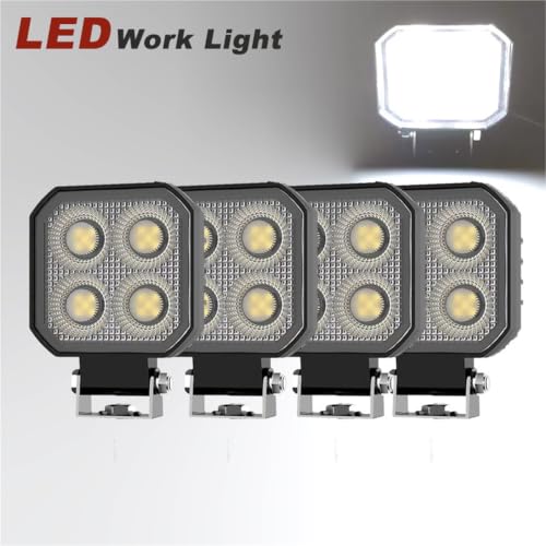 Faro de trabajo LED de 3 pulgadas con reflector rectangular robusto de 9-32V para 4X4 2