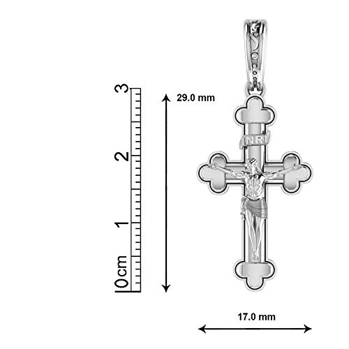 Colgante de Jesús de plata 925 AMZ-206 regalo de comunión 3